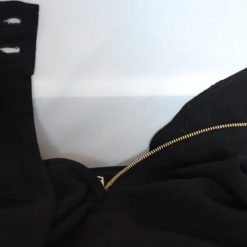 1940's Layered Crepe Black Maxi Skirt - Canada - Picture 4 of 4